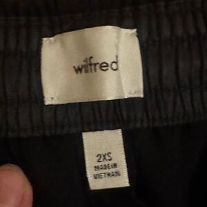 Wilfred black dress pants xxs